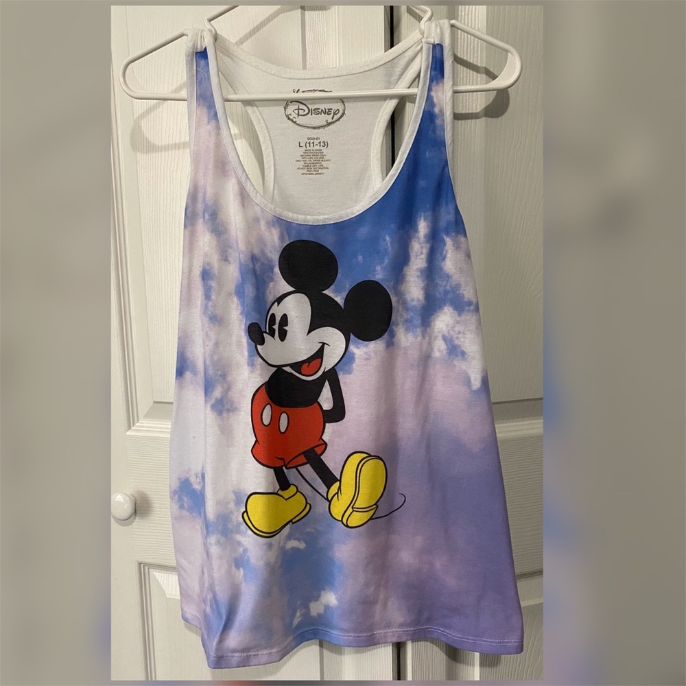 Mickey Mouse Tie Dye Tank Top